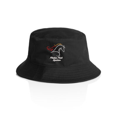 Phisher Park Equestrian Embroidered Cotton Bucket Cap Thumbnail
