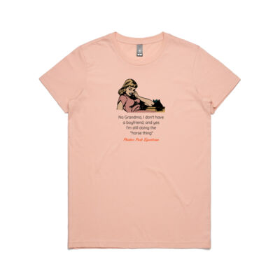 Phisher Park - Doing The Horse Thing - Ladies T-Shirt Thumbnail