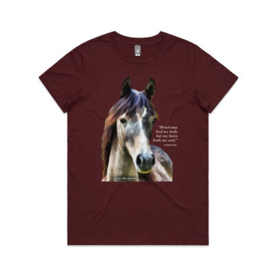 Phisher Park - My Horse Feeds My Soul - Ladies T-Shirt Thumbnail
