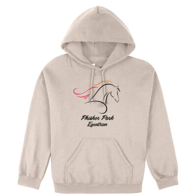 Phisher Park Equestrian - Customizable Unisex Hooded Light Sweatshirt Thumbnail
