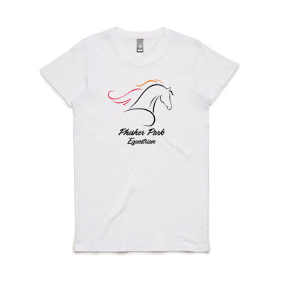 Phisher Park Equestrian - Customizable Unisex Light T-Shirt Thumbnail