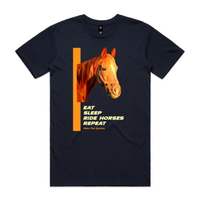 Phisher Park Eat Sleep Ride Repeat - Unisex T-shirt Thumbnail