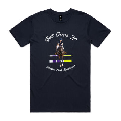 Get Over It At Phisher Park Equestrian! Unisex Dark T-Shirt Thumbnail