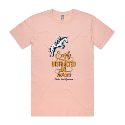 Phisher Park - Easily Distracted By Horses - Unisex T-Shirt Thumbnail